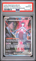 2025 Pokémon German DRI Destined Rivals Rocket's Mewtwo ex SIR 231 PSA 10 - underpaidcollectibles