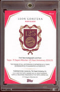 2025 Topps Bayern Forever Leon Goretzka Auto /33 - underpaidcollectibles