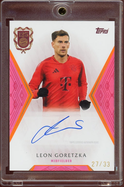 2025 Topps Bayern Forever Leon Goretzka Auto /33 - underpaidcollectibles