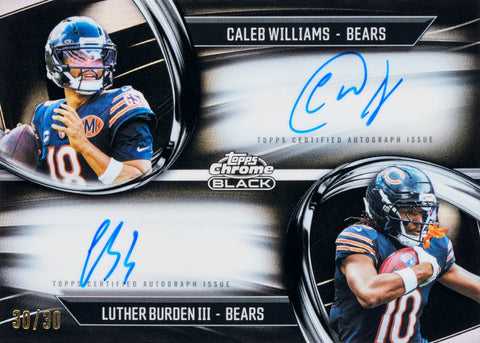 2025 Topps Chrome Black Football Hobby Box - underpaidcollectibles