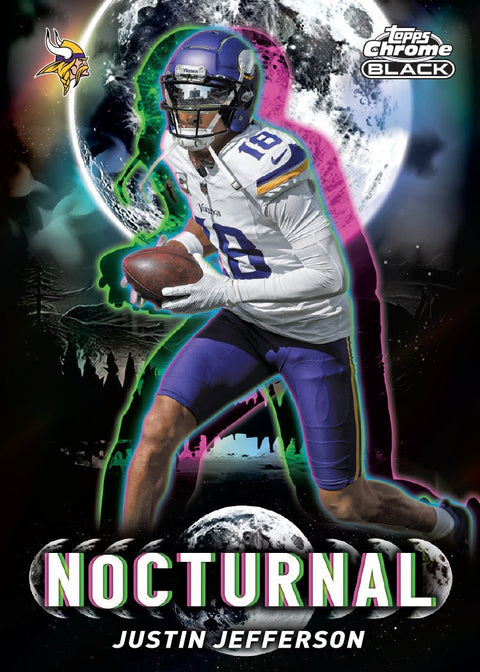 2025 Topps Chrome Black Football Hobby Box - underpaidcollectibles
