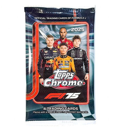2025 Topps Chrome F1 Formula 1 Hobby Pack - underpaidcollectibles