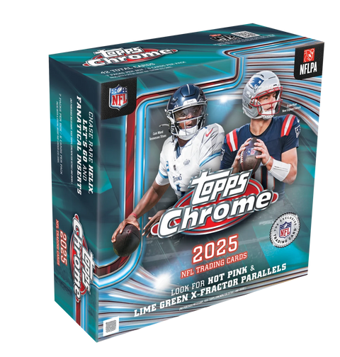 2025 Topps Chrome Football Mega Box - underpaidcollectibles