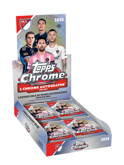 2025 Topps Chrome MLS Hobby Box - underpaidcollectibles