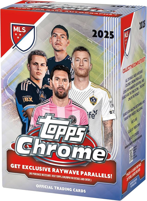 2025 Topps Chrome MLS Soccer Value Blaster Box - underpaidcollectibles