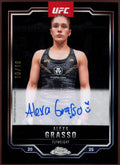 2025 Topps Chrome UFC Alexa Grasso Black Auto /10 CVA-AGR - underpaidcollectibles