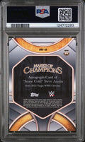 2025 Topps Chrome WWE Marks of Champions Autographs SA Steve Austin AU - ORG RF PSA 10 Auto 10 - underpaidcollectibles