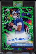 2025 Topps Cosmic Chrome Football Jaxson Dart Space Dust Green Rookie Auto /75 - underpaidcollectibles