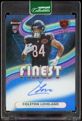 2025 Topps Finest NFL Colston Loveland Rookie Auto /99 Bears - underpaidcollectibles