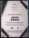 2025 Topps Finest WWE John Cena Black Refractor Auto /10 TFA - JCN - underpaidcollectibles