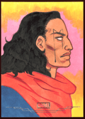 2025 Topps Marvel Sketch Card: Bishop X-Men (Hector Barros) 1/1 - underpaidcollectibles