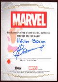 2025 Topps Marvel Sketch Card: Bishop X-Men (Hector Barros) 1/1 - underpaidcollectibles