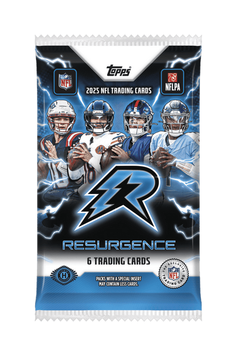 2025 Topps Resurgence Football Hobby Pack - underpaidcollectibles