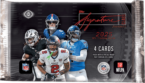 2025 Topps Signature Class Football Hobby Pack - underpaidcollectibles