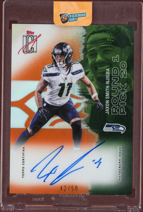2025 Topps Signature Class Football Jaxon Smith-Njigba Auto /50 - underpaidcollectibles