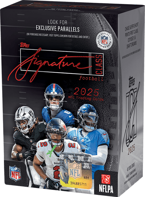 2025 Topps Signature Class Football Value Box - underpaidcollectibles