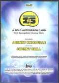 2025 Topps SpongeBob Chrome Johnny Krill Autograph SA - JK (Johnny Knoxville) - underpaidcollectibles