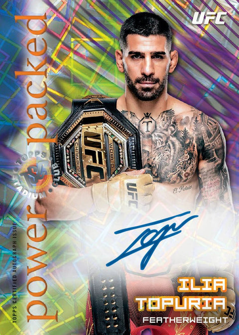 2025 Topps Stadium Club UFC Hobby Box - underpaidcollectibles