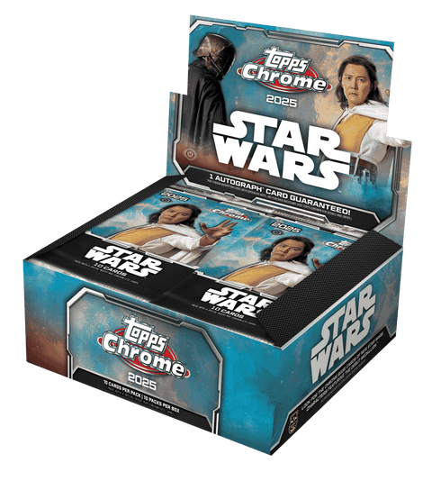 2025 Topps Star Wars Chrome Hobby Box - underpaidcollectibles