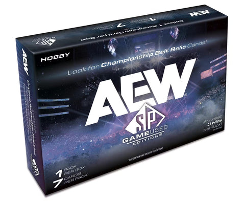 2025 Upper Deck AEW SP Game Used Wrestling Hobby Box