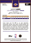 2025/26 Topps Chrome NBA LeBron James Base Variation 127 SP - underpaidcollectibles
