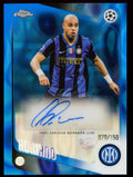 2025/26 Topps Chrome UCC Adriano Blue Lava Autograph /150 - underpaidcollectibles