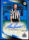 2025/26 Topps Chrome UCC Alan Shearer Newcastle Blue Auto /150 - underpaidcollectibles