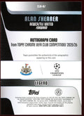 2025/26 Topps Chrome UCC Alan Shearer Newcastle Blue Auto /150 - underpaidcollectibles