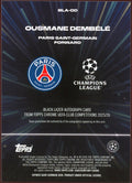 2025/26 Topps Chrome UCC Ousmane Dembélé Black Lazer Auto BLA-OD - underpaidcollectibles