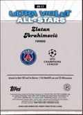 2025/26 Topps Chrome UCC Zlatan Ibrahimović Ultra Violet Gold /50 - underpaidcollectibles