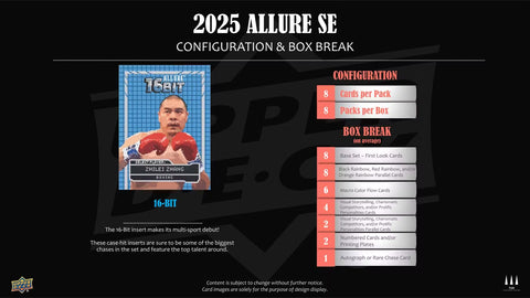 2025 Upper Deck Allure SE Hobby Box