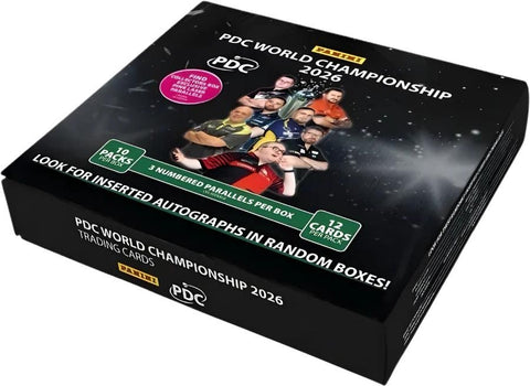 2026 Panini PDC World Darts Championship Collectors Box - underpaidcollectibles