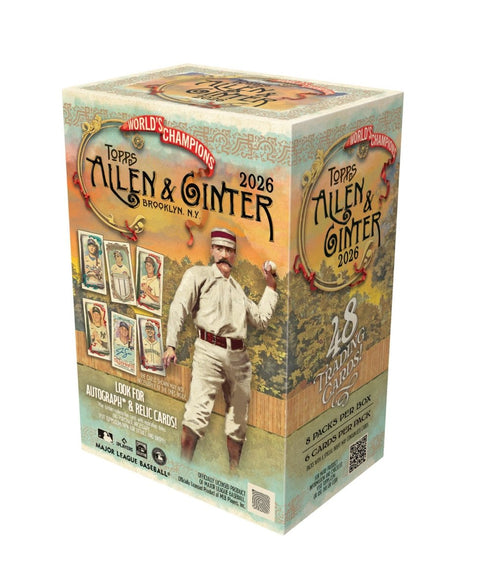 2026 Topps Allen & Ginter Baseball MLB Value Box - underpaidcollectibles