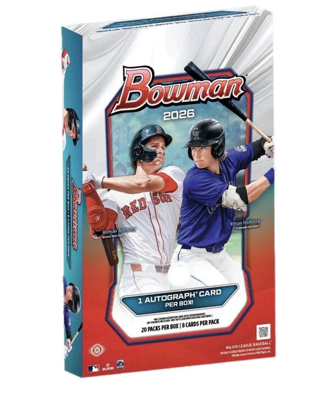 2026 Topps Bowman Baseball Hobby Box - underpaidcollectibles