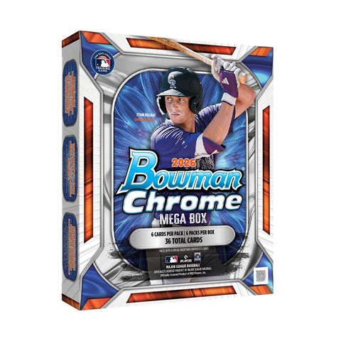 2026 Topps Bowman Chrome Baseball Mega Box - underpaidcollectibles
