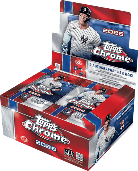 2026 Topps Chrome Baseball Jumbo Box - underpaidcollectibles