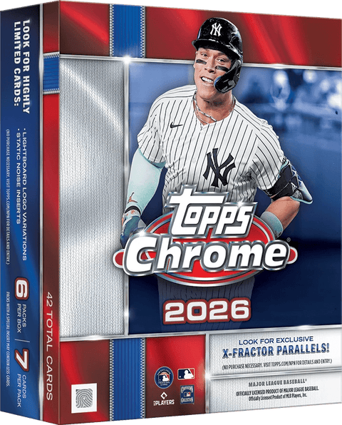 2026 Topps Chrome Baseball Mega Box - underpaidcollectibles