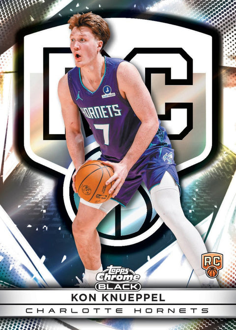 2026 Topps Chrome Black Basketball Hobby Box - underpaidcollectibles