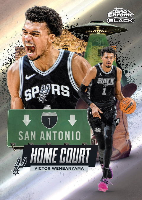 2026 Topps Chrome Black Basketball Hobby Box - underpaidcollectibles