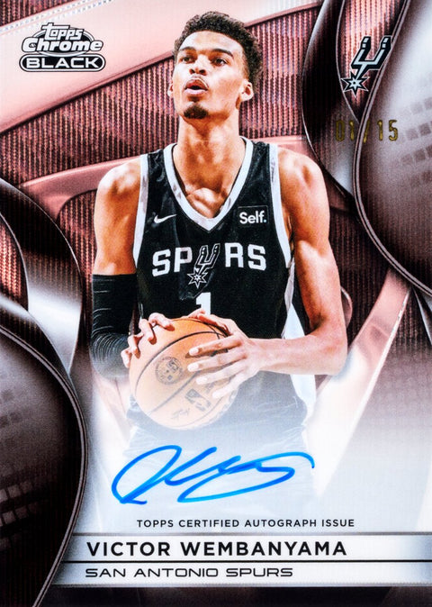 2026 Topps Chrome Black Basketball Hobby Box - underpaidcollectibles