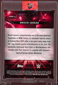2026 Topps Chrome Cosmic WWE Brock Lesnar Mars PPMR-11 - underpaidcollectibles