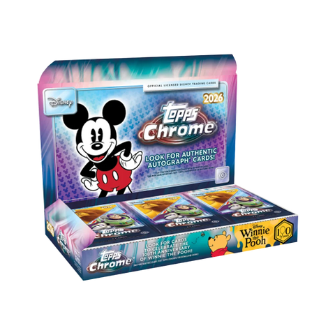 2026 Topps Chrome Disney Hobby Box - underpaidcollectibles