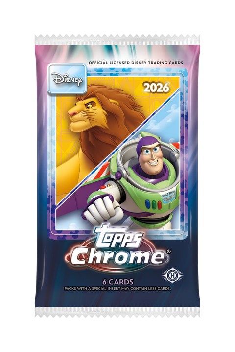 2026 Topps Chrome Disney Hobby Pack - underpaidcollectibles