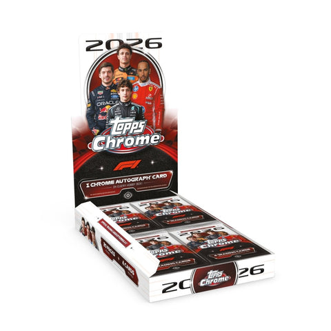 2026 Topps Chrome Formula 1 Hobby Box - underpaidcollectibles