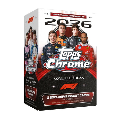 2026 Topps Chrome Formula 1 Value Box - underpaidcollectibles