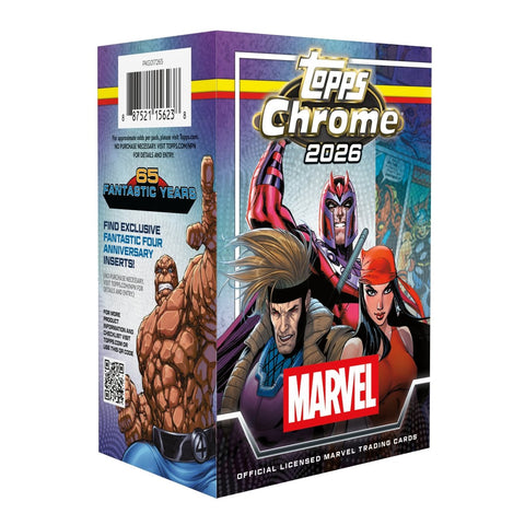 2026 Topps Chrome Marvel Comics Value Box - underpaidcollectibles
