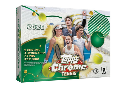 2026 Topps Chrome Tennis Breakers Delight - underpaidcollectibles