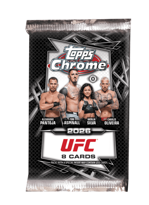 2026 Topps Chrome UFC Hobby Pack - underpaidcollectibles
