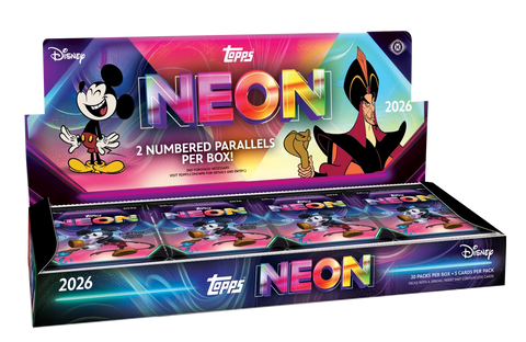 2026 Topps Disney Neon Hobby Box - underpaidcollectibles