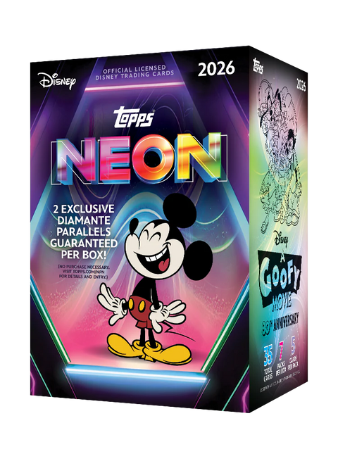 2026 Topps Disney Neon Value Blaster Box - underpaidcollectibles